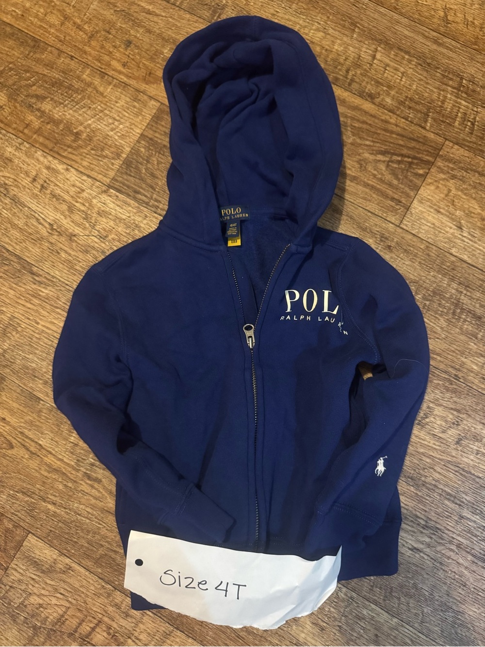 Polo by Ralph Lauren Royal Blue Zip Hoodie for Kids